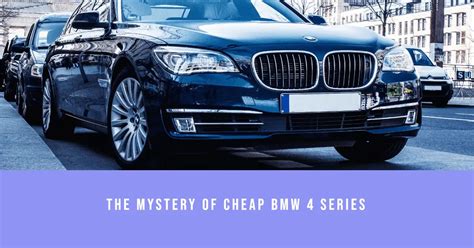 why are bmw 3 series so cheap